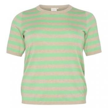 T-Shirt KAFFE Curve Lizzy – Grau (S)
