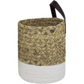Panier de rangement tissé pour pots de fleurs