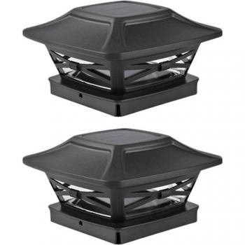 Zonne-energie Buitenpost Verlichting voor Tuin en Patio