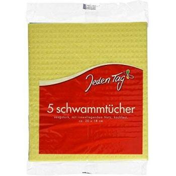 Pack de 5 lingettes en mousse