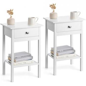 Christow White Nightstand Set