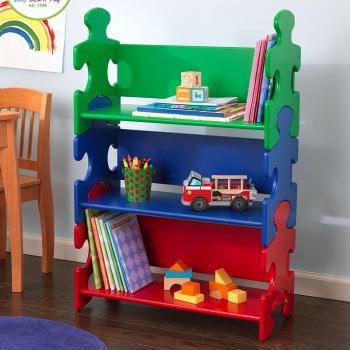 Mueble de Almacenamiento Infantil Puzzle Primaria
