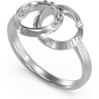 Anello Forever Links Argento con Cristalli