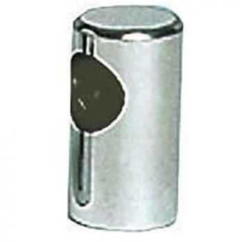 Terminale Corrimano Pieno Microfuso 25 mm Inox