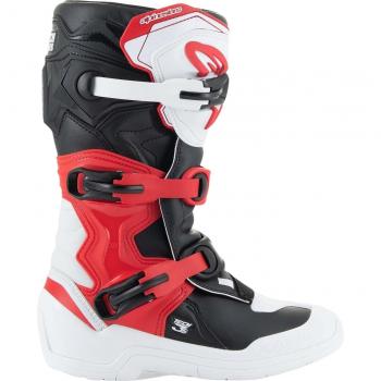 Alpinestars Tech 3S Youth Motocross Boots - Black/White/Red