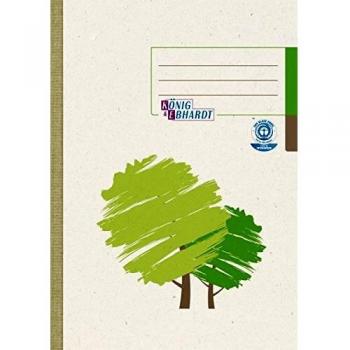 K&E Geschäftsbuch - UWS-Karton, liniert, A5, Recycling, 96 Blatt