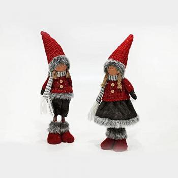 Bambolina Natalizia a Cappello Rosso