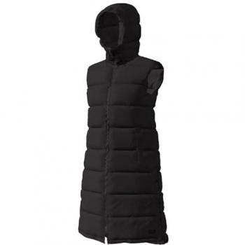 Halti kvinnelig puffer vest i svart