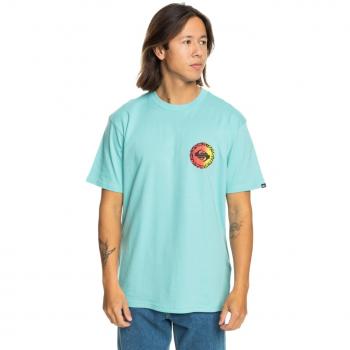 Camicia Quiksilver Long Fade Blu Regular Fit