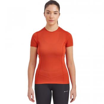 T-Shirt Femme Dart Lite Montane - Rouge - 12