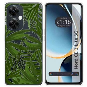 Funda de Silicona Transparente Jungla Oneplus Nord CE 3 Lite 5G