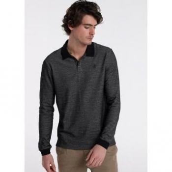 Polo Bendorff Maniche Lunghe Contrast Nera XL