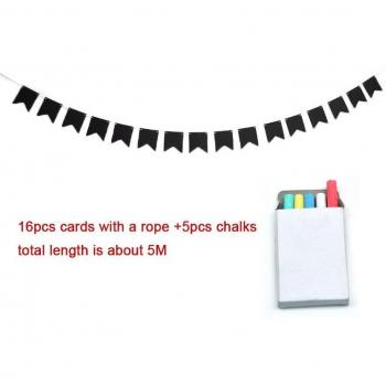 Chalkboard Hanging Garland for Party Decorations
