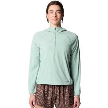 Mountain Hardwear Sunshield Long‑Sleeve Half‑Zip T‑Shirt – Pastel Blue, Size M (Women)