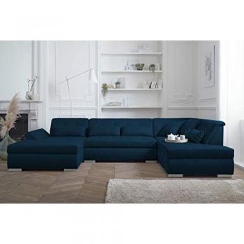Lisa Design Ecksofa Vermont in Blau