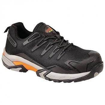 NovaShield Black – Non‑Metal Vegan Safety Trainer