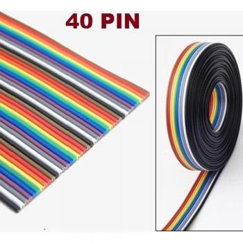 40P Rainbow Flat Ribbon Cable 1M 2M 3M 5M 10M