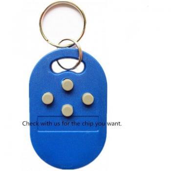Dual‑Frequency RFID Multi‑Key Fob Pack – 125 kHz/13.56 MHz, T5577 & M1k/S50 with UID/CUID Swap