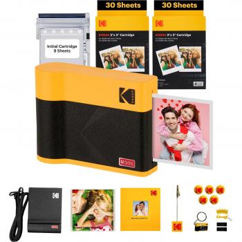 Mini 2 Era 4Pass Photo Printer Kit – Compact Yellow Edition