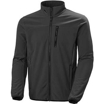 Veste Helly Hansen Crew Softshell pour Homme en Ebony, Taille Fabricant XL