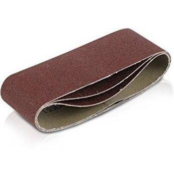 Juego de Bandas de Lijar 65x410 mm - Grano 80 - Alta Calidad