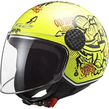 LS2 Casco Abierto OF558 SPHERE Skater Amarillo HiVis