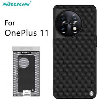 Nillkin Case for OnePlus 11 with Textured Nylon Design - Black