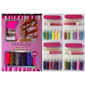 Set 6pz Nail Art con Lima, Colla e Spingicuticole