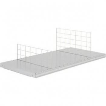 Séparateur Grillagé Bito 150 mm x 600 mm, Gris Clair