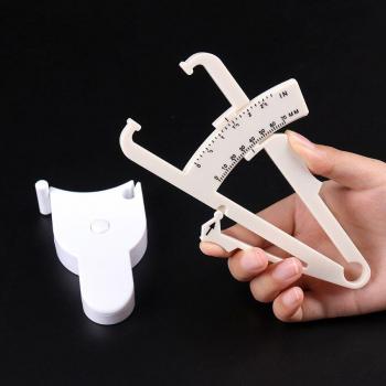 Calibrador de grasa corporal y cinta métrica fitness