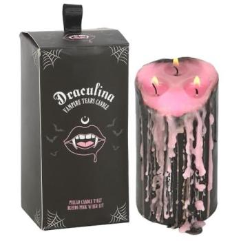 Garden Greatness Crimson Specter Pillar Candle – 1 Unit
