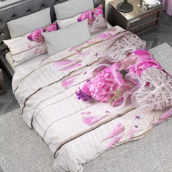 PETTI Artigiani Italiani - Housse de Couette, Housse Couette, Lit (140x200), Parure de Lit, Linge de Lit, 100% Satin, 100% Made in Italy