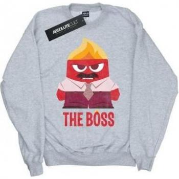 Disney Girl Inside Out Zorniger Boss Pullover – 9–11 Jahre – Grau