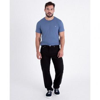 Calvin Klein Jeans Jean droit standard en coton denim noir W31/32