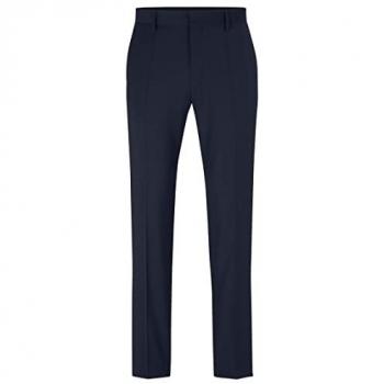BOSS Chrome Blue Slim Genius Trousers