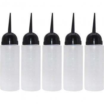 5pcs 260ml Salon Hair Dye Bottles