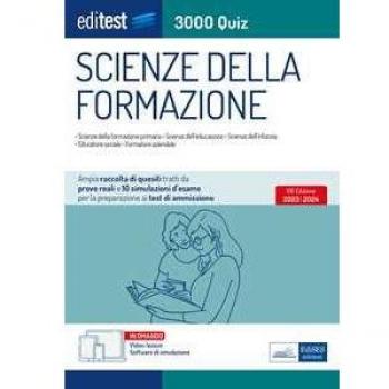 EdiTEST. Scienze della formazione. 3000 quiz. Ampia raccolta di q...