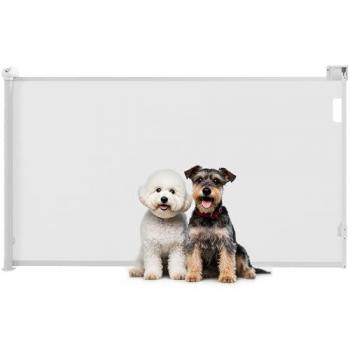 Barrière de sécurité pour animaux rétractable 0-144 cm H.87 cm