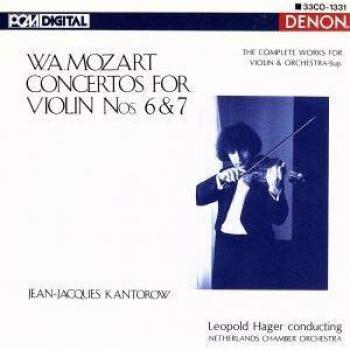 Mozart Concerto pour Violon No. 7 – CD de Jean-Jacques Kantorow