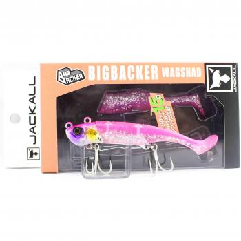Jackall Big Backer Wagshad 15g Sinking Lure Rosa Rücken Silber