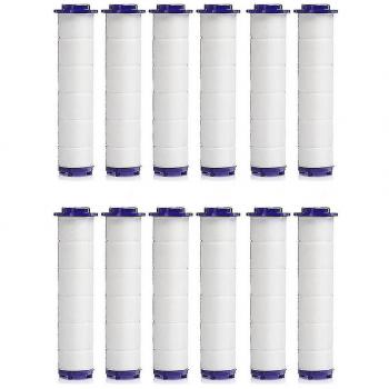 Brouillard Turbo Fan 12 pcs – Douche à filtre, action hélicoïdale, poignée blanche