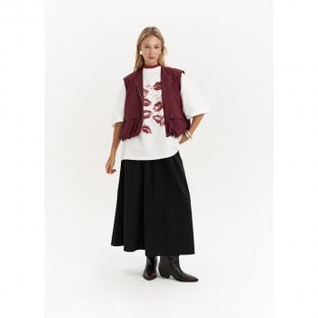 Hardy Bordeaux Bomber Vest M/L