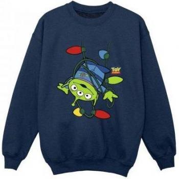 Weihnachts‑Sweatshirt für Mädchen: Disney Toy Story + Aliens Lichtspiel – 3–4 Jahre – Weiß