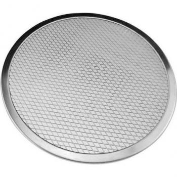 Plaque de cuisson ronde pour pizza en aluminium