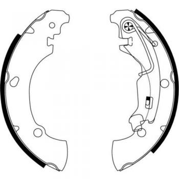 Mâchoires de frein HELLA 8DB 355 002-701