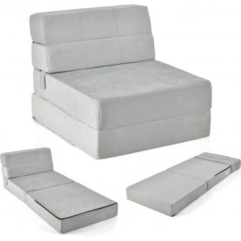 Divano Letto Portatile con Materasso da Pavimento 15 cm