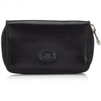 THE BRIDGE Schlüsseltasche Story Uomo aus Leder (Schwarz, 12 cm, Einzeltasche)