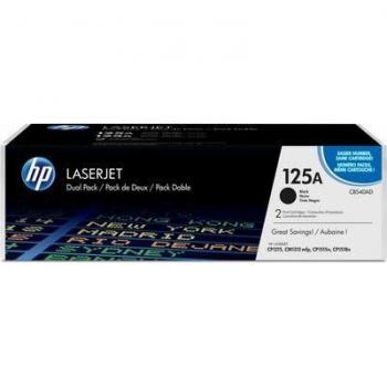 HP 125A CB540AD Schwarz Toner-Set – Doppelpack