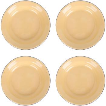 4Pcs Enamel Fruit Trays