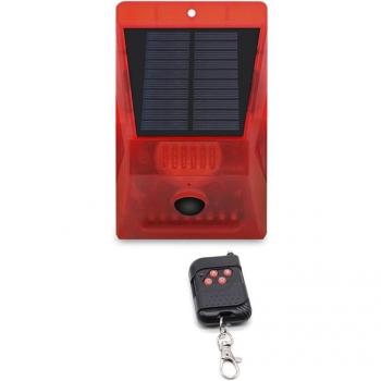Solar Alarm Light with Sound Alert